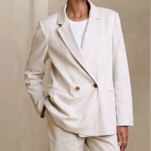 Banana Republic Linen Blazer